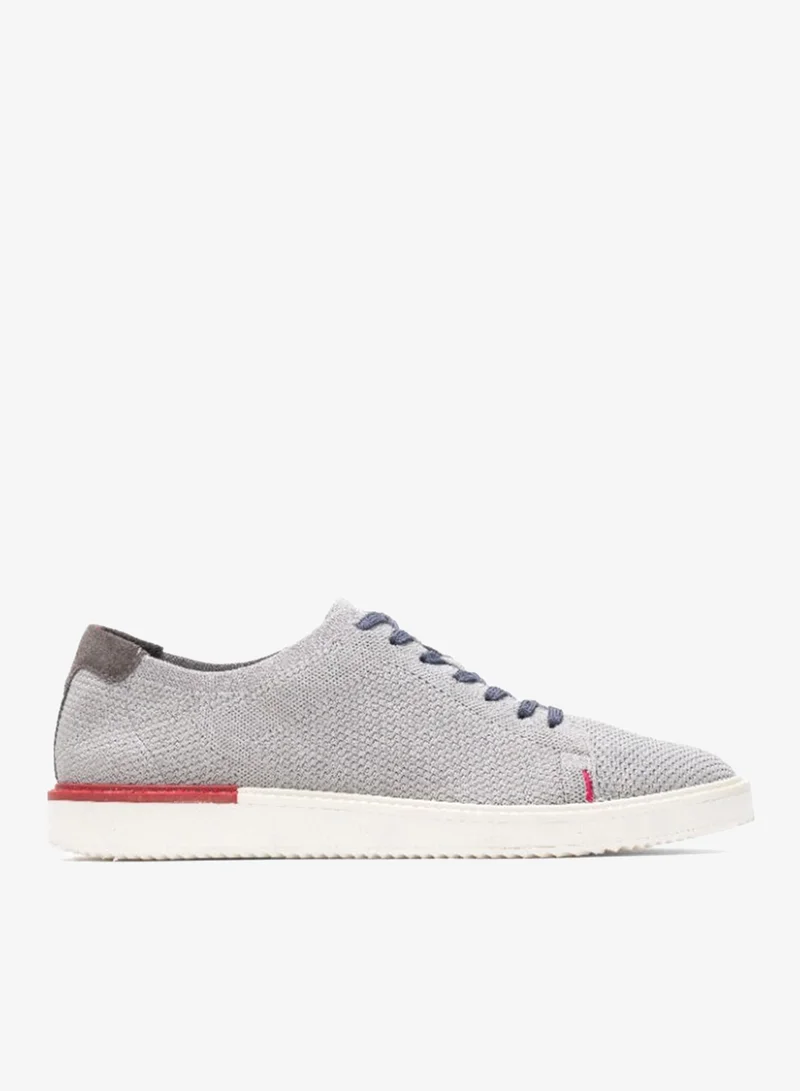 Hush Puppies Hush Puppies Grey Knit Sneakers for Men