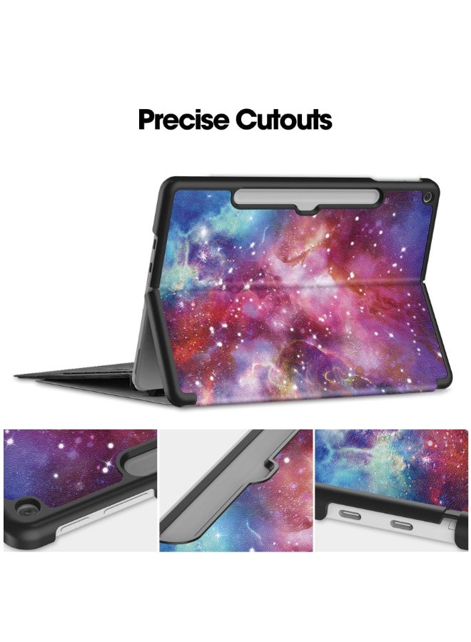 عام غطاء مايكروسوفت سيرفيس برو 12 (2025) مقاس 12 بوصة، غطاء جلدي PU خفيف الوزن مقاوم للسقوط والصدمات مع حامل واقي. - Image 3