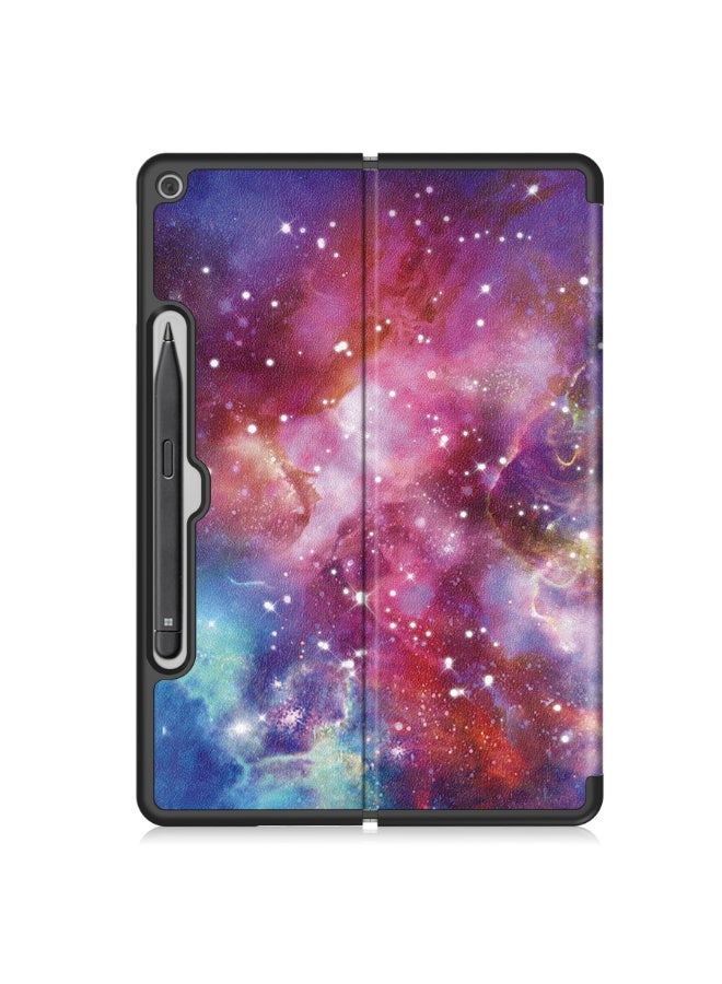 عام غطاء مايكروسوفت سيرفيس برو 12 (2025) مقاس 12 بوصة، غطاء جلدي PU خفيف الوزن مقاوم للسقوط والصدمات مع حامل واقي. - Image 1