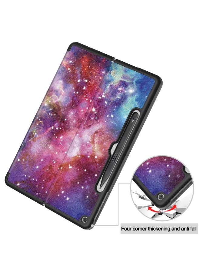 عام غطاء مايكروسوفت سيرفيس برو 12 (2025) مقاس 12 بوصة، غطاء جلدي PU خفيف الوزن مقاوم للسقوط والصدمات مع حامل واقي. - Image 4