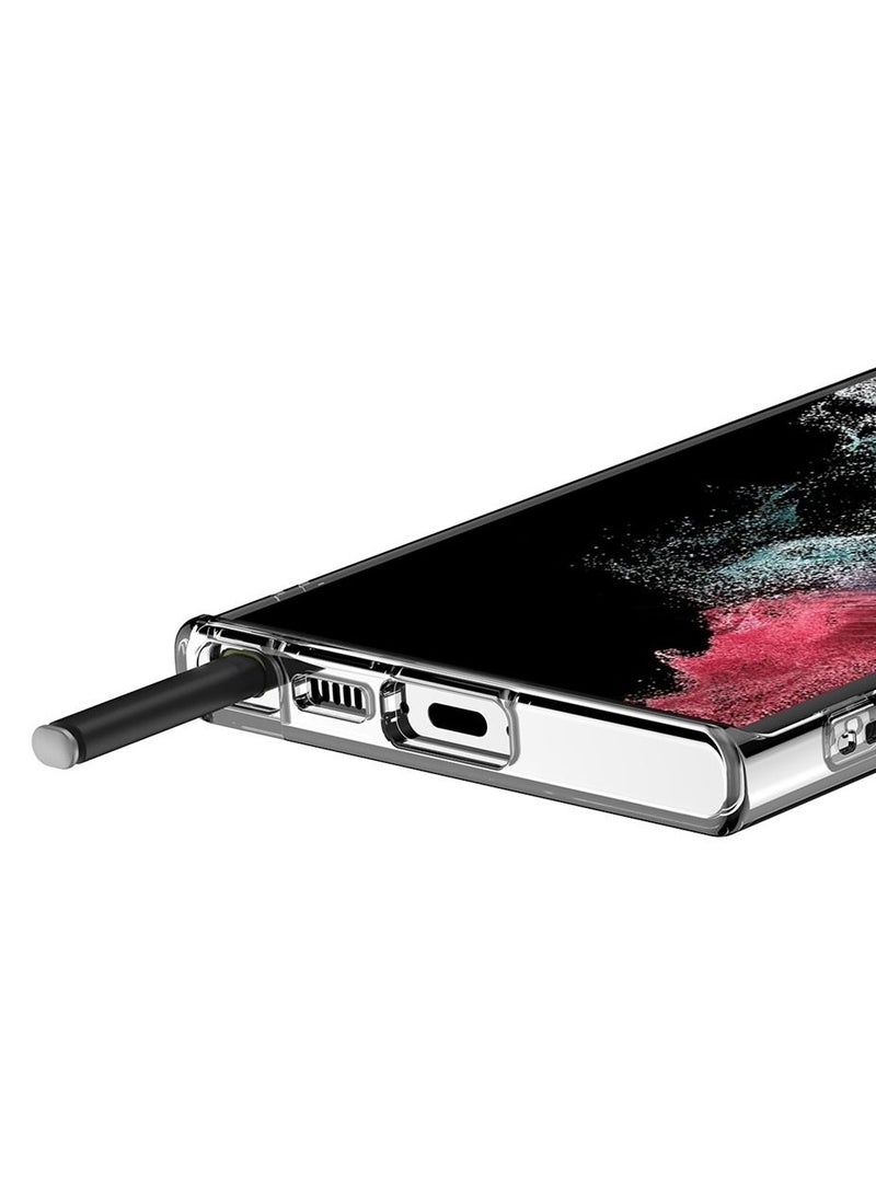 araree - araree Flexield Clear Protective Case for Samsung Galaxy S23 Ultra - Clear - Image 1