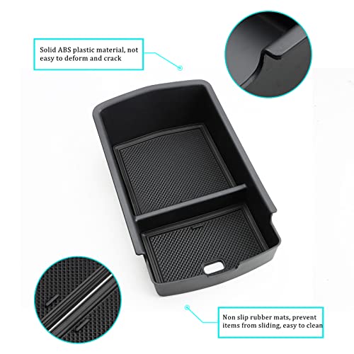 MARCHFA صينية تنظيم كونسول مركز MARCHFA متوافقة مع VW ID.4 ID.6 2024 2023 ملحقات صندوق تخزين ثانوي - Image 4