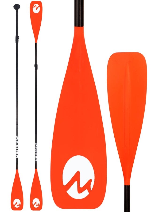 MoiShow SUP Paddle Board Paddle - Adjustable Paddleboard Paddle Oar 4-Piece Floating Aluminum SUP Kayak Paddle - Image 1