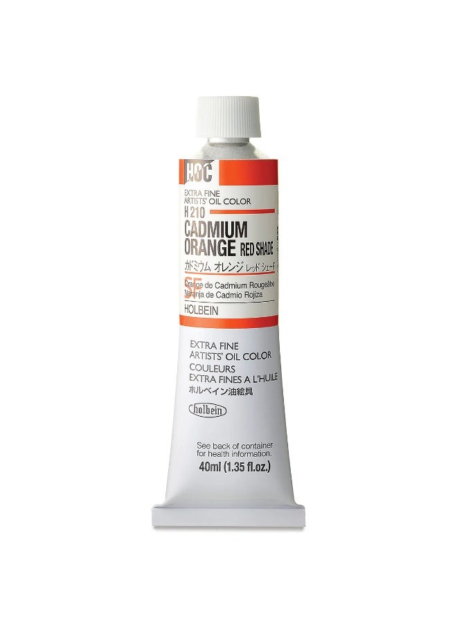Holbein Artists' Oil Colors , 40ml -  Cadmium Oran - Image 1