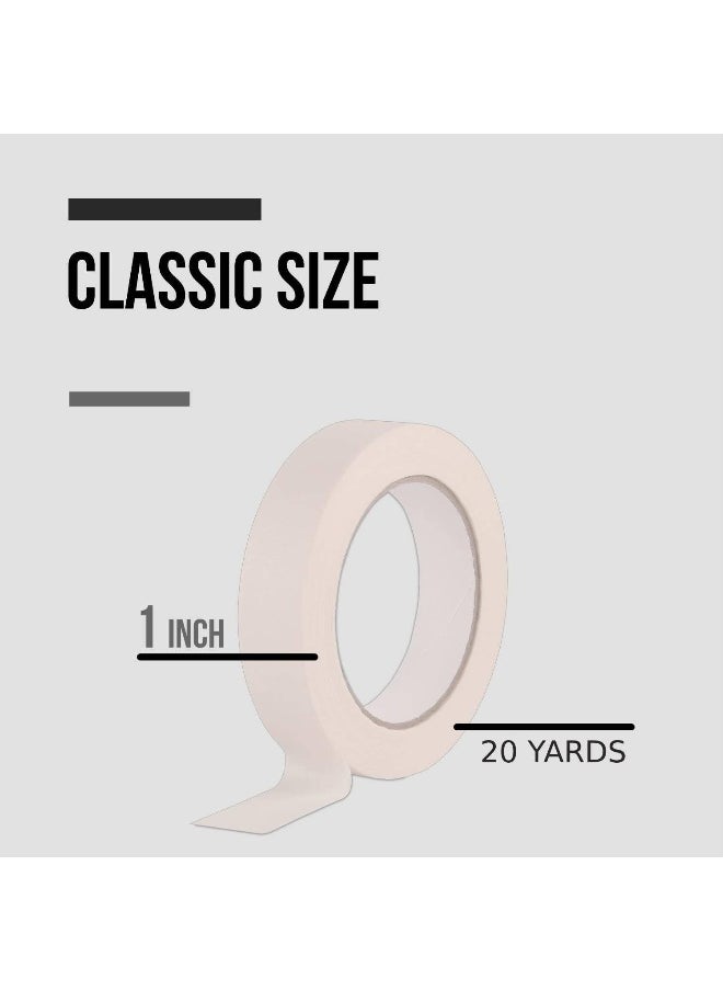 MOMENT Masking Tape 1 Inches X 20 Yards, Strong Adhesive Tape For Painting, Decorating, Diy Home, Office, School Stationery, Arts, Diy Crafts  - Image 3