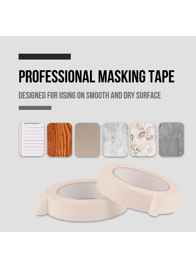 MOMENT Masking Tape 1 Inches X 20 Yards, Strong Adhesive Tape For Painting, Decorating, Diy Home, Office, School Stationery, Arts, Diy Crafts  - Image 2