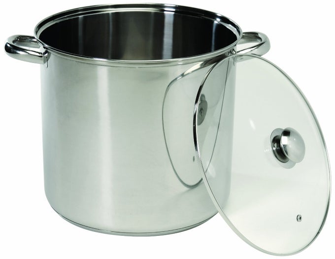 548 STOCKPOT WITH ENCAPSULATED BASE 8 QUARTS SILVER