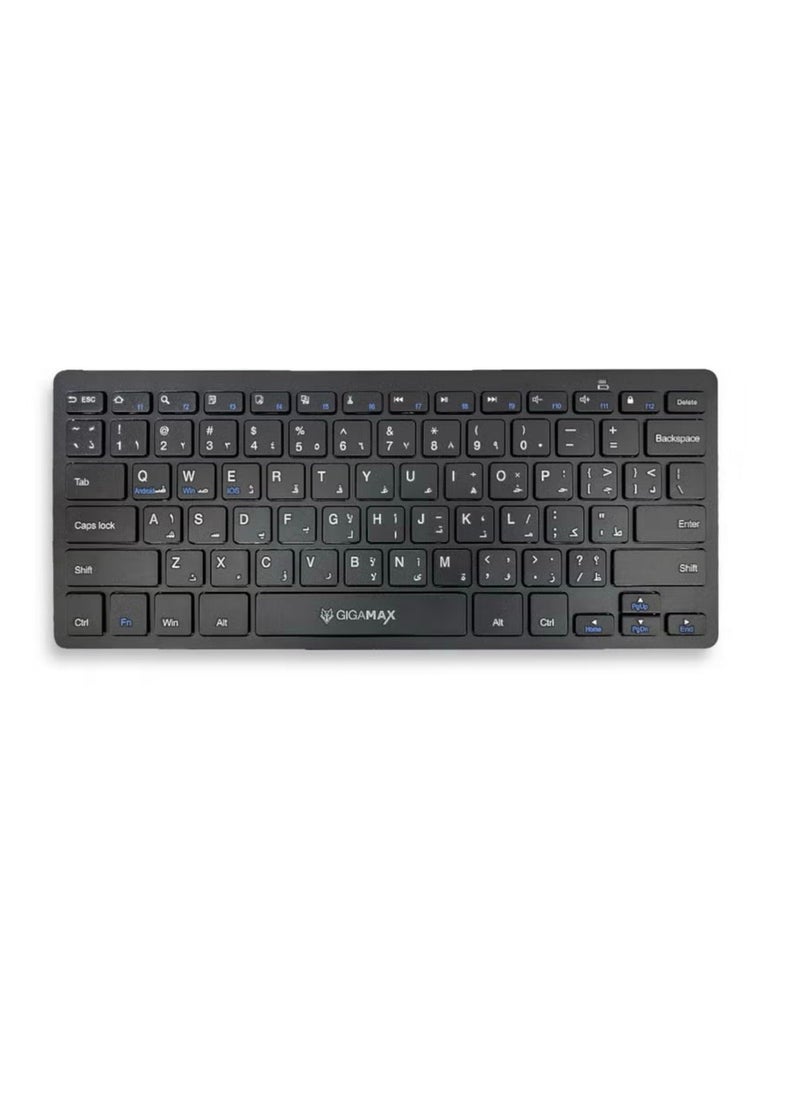Gigamax Bluetooth Keyboard,Ultra-thin Wireless Bluetooth 5.0 Keyboard,Universal Use for iPhone/iPad Air/iPad Pro/iPad Mini/Mac,Windows,PCs,Smartphones and Tablets -black  - Image 5
