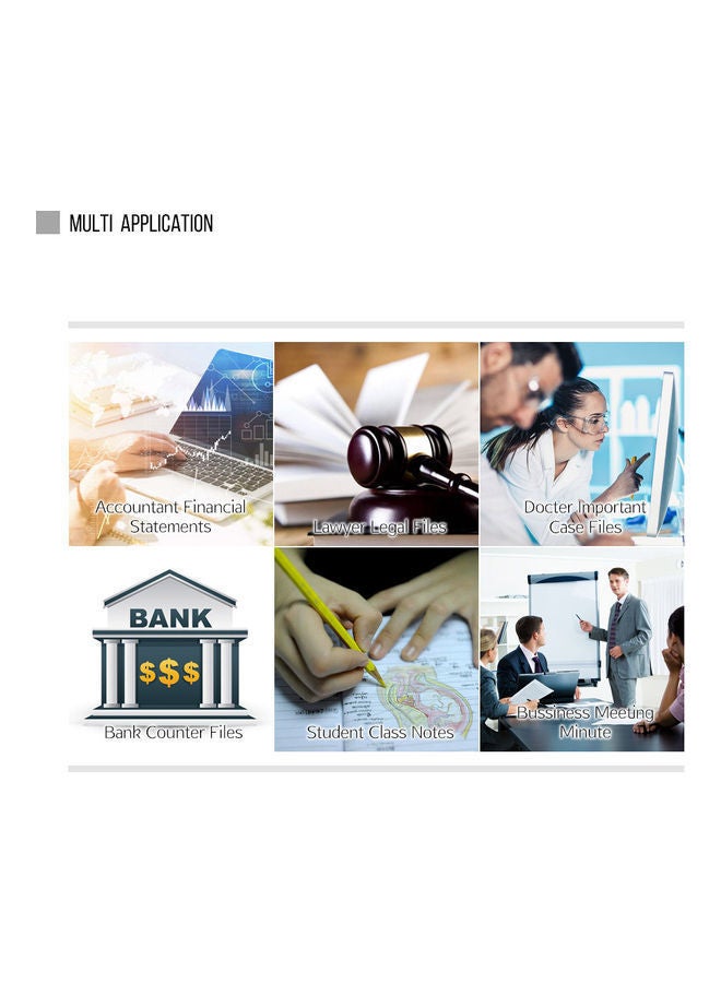 NIBEMINENT Portable Handheld Wand Wireless Scanner Silver - Image 2