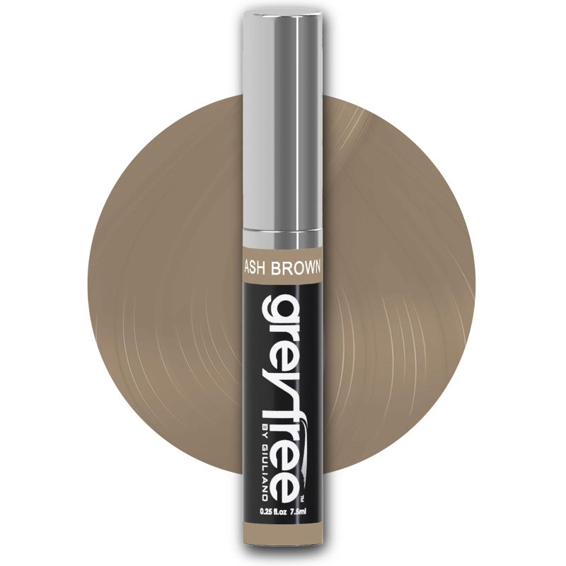 Greyfree Root Touch-Up Hair Mascara Temporary Gray Roots Concealer (ASH BROWN) - Image 2