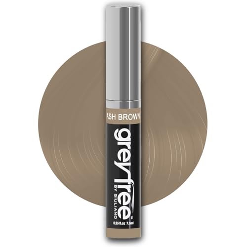 Greyfree Root Touch-Up Hair Mascara Temporary Gray Roots Concealer (ASH BROWN) - Image 1