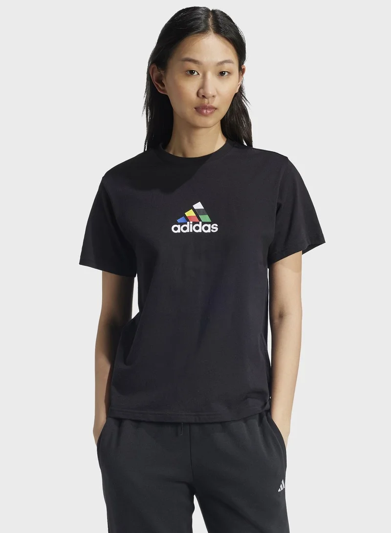 Adidas Tiro Nation Graphic T-Shirt