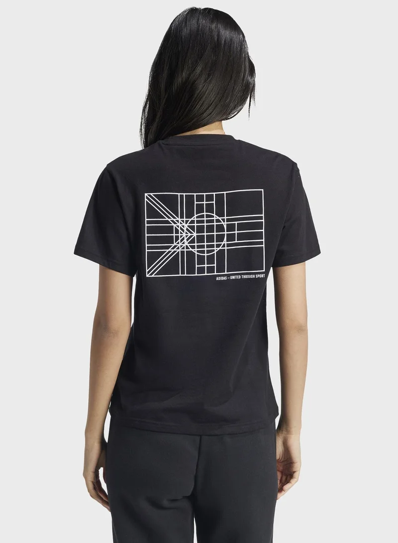 Adidas Tiro Nation Graphic T-Shirt