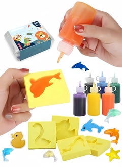 Lee Yon 14-Piece Water Squishy Toys,Squishy Animals For Party Favors Classroom Prize Fidget Toys Pack Diy Crystal Spirit Children's Handmade Toys  - Image 1