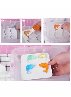Lee Yon 14-Piece Water Squishy Toys,Squishy Animals For Party Favors Classroom Prize Fidget Toys Pack Diy Crystal Spirit Children's Handmade Toys  - Image 5