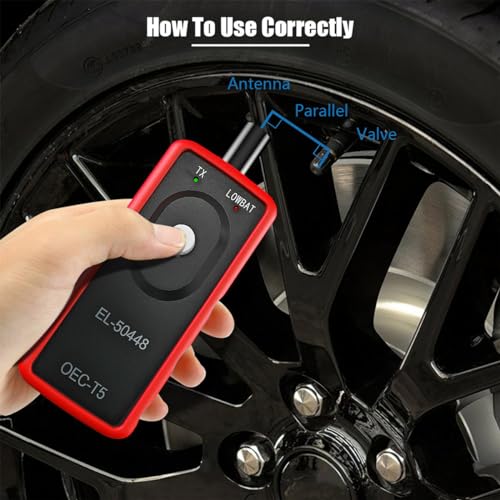 AICEL أداة إعادة تعلم TPMS من AICEL لجهاز استشعار الإطارات، أداة تفعيل وإعادة ضبط جهاز مراقبة ضغط الإطارات OEC-T5، تدريب برمجة النظام لمعظم سيارات GM، ملحقات السيارات - Image 5