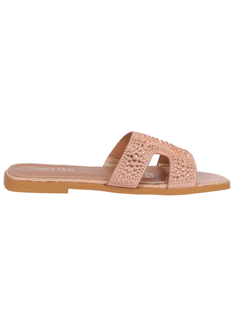 Better Ladies Flat Sandal Pink  - Image 4