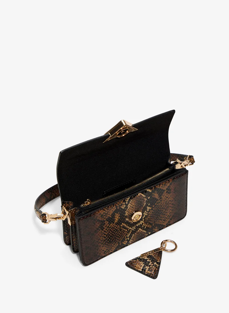 Aldo BLACK COMBO Luxecarry Shoulder Bag for Women | Best Price UAE
