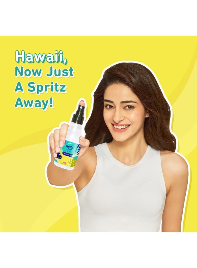 Plum BodyLovin Hawaiian Rumba Body Mist for Women | Refreshing Long Lasting Tropical Fragrance | Perfume Body Spray for Women | Vegan & Paraben Free | Travel Friendly Beachy Fresh Scent | 150ml - Image 2