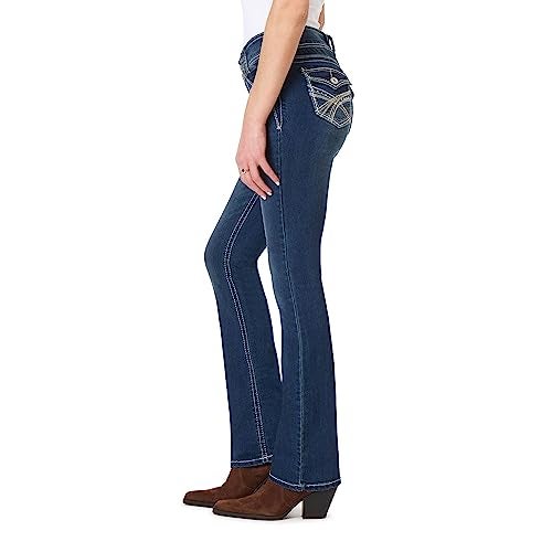 WallFlower Women's InstaStretch Luscious Curvy Bootcut Jeans, Chrystie, 15 - Image 3