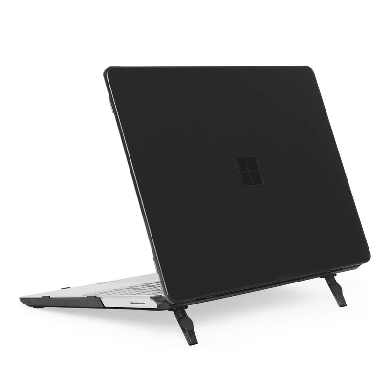 mCover Case Compatible ONLY for 2020-2024 12.4" Microsoft Surface Laptop Go 3/2 / 1 with Touch Screen (NOT Compatible with Any Other Surface Models) - Black - Image 1
