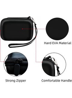 Muyixin Digital Camera Case Compatible with Canon/Casio/Nikon/Sony DSC/ Digital Cameras CCD, Hard Shell Camera Protective Carrying Bag for Cable,SD Card  - Image 3