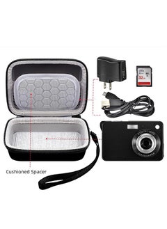 Muyixin Digital Camera Case Compatible with Canon/Casio/Nikon/Sony DSC/ Digital Cameras CCD, Hard Shell Camera Protective Carrying Bag for Cable,SD Card  - Image 4