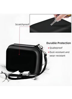 Muyixin Digital Camera Case Compatible with Canon/Casio/Nikon/Sony DSC/ Digital Cameras CCD, Hard Shell Camera Protective Carrying Bag for Cable,SD Card  - Image 5