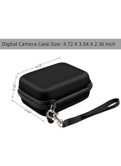 Muyixin Digital Camera Case Compatible with Canon/Casio/Nikon/Sony DSC/ Digital Cameras CCD, Hard Shell Camera Protective Carrying Bag for Cable,SD Card  - Image 2
