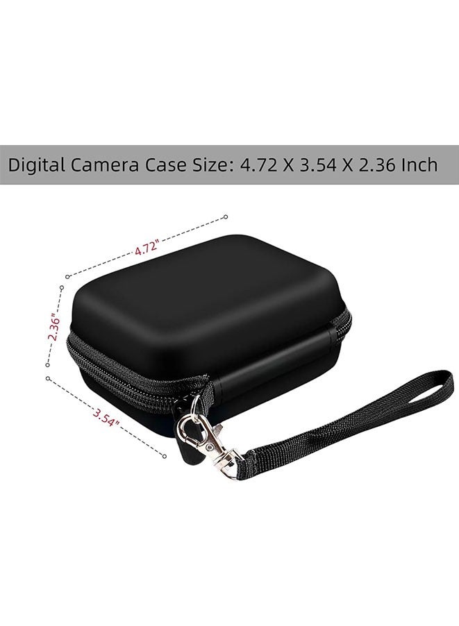 Muyixin Digital Camera Case Compatible with Canon/Casio/Nikon/Sony DSC/ Digital Cameras CCD, Hard Shell Camera Protective Carrying Bag for Cable,SD Card  - Image 2