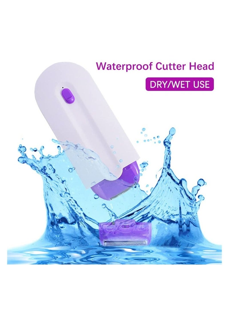 Generic - Rechargeable Epilator Remover Smooth Touch Painless Hair Removal Instant Pain Free Razor Sensor Light Technology Remove Flawless Facial Apply to Any Part of The Body - Image 1