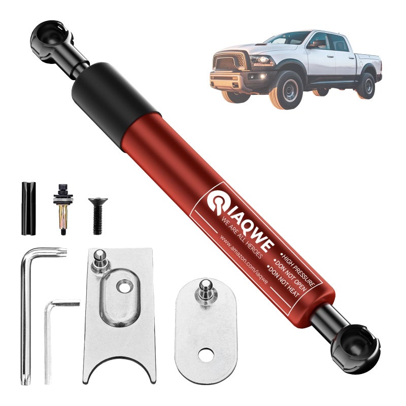 IAQWE Truck Tailgate Assist Shock 43301 fit for Ram 1500 2500 3500 20092018 Ram Classic 2019 Red