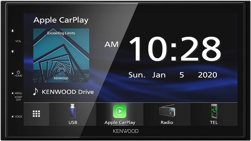 Kenwood DMX47S Digital Car Multimedia Player with 6.8" Touch Screen, Apple CarPlay & Android Auto - Image 1
