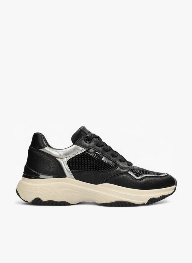 MEXX Mesh Panelled Lace-Up Sneakers - Image 2