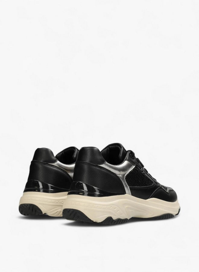 MEXX Mesh Panelled Lace-Up Sneakers - Image 3
