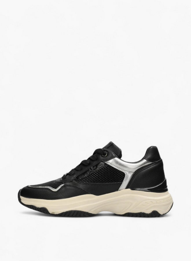 MEXX Mesh Panelled Lace-Up Sneakers - Image 4