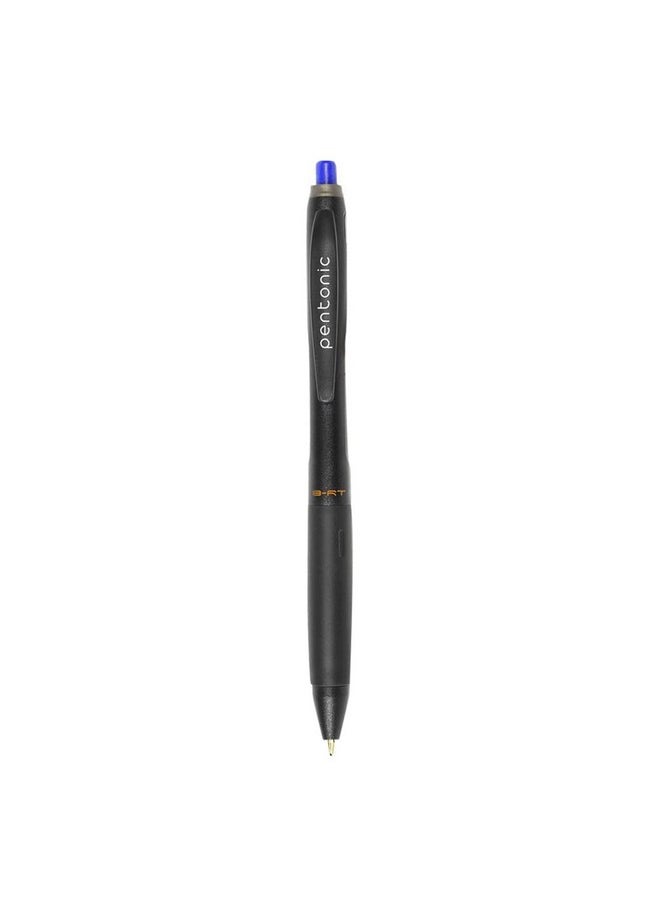 Pentonic Pentonic B-RT 0.7mm Retractable Ball Point Pen Blister Pack & Refill Combo | Blue Ink | 10 Pcs Pens with 10 Pcs Refills  - Image 2