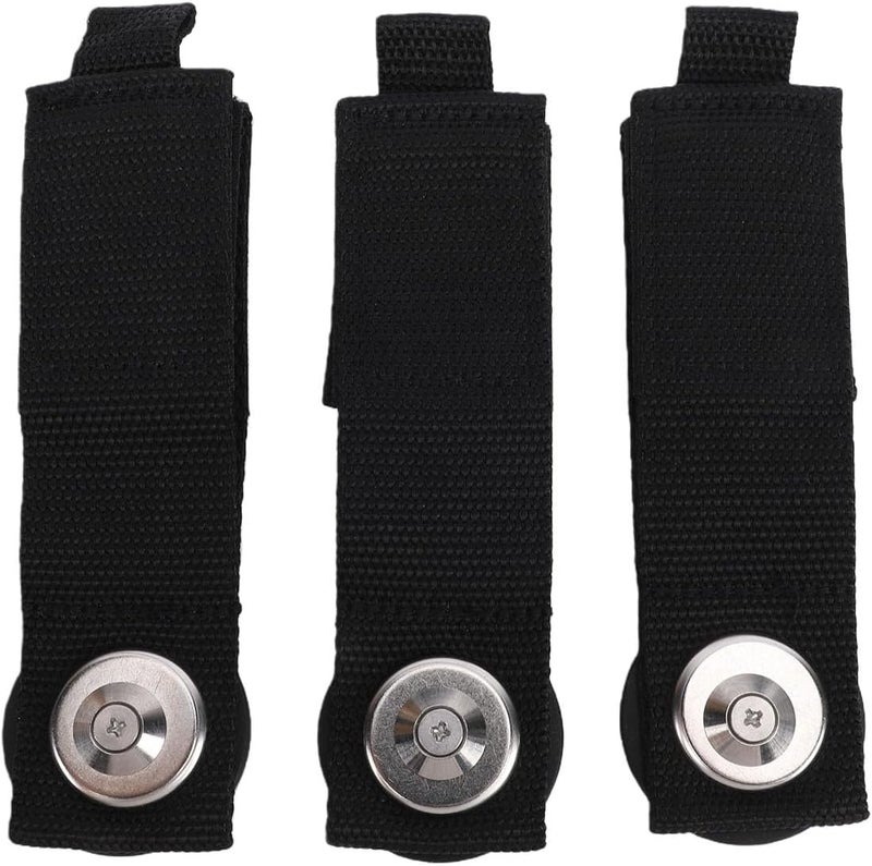 LiebeWH 3 Pcs Magnetic Storage Strap Heavy Duty Magnetic Garage Storage Tool Organizer for Garage Truck RV Workshop (B Type Flat Nut 4.3cm Magnet) - Image 1