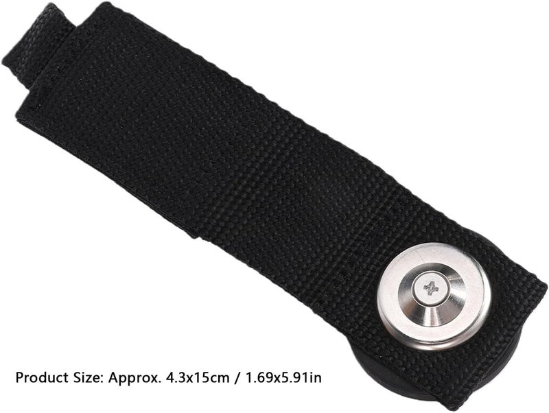 LiebeWH 3 Pcs Magnetic Storage Strap Heavy Duty Magnetic Garage Storage Tool Organizer for Garage Truck RV Workshop (B Type Flat Nut 4.3cm Magnet) - Image 2