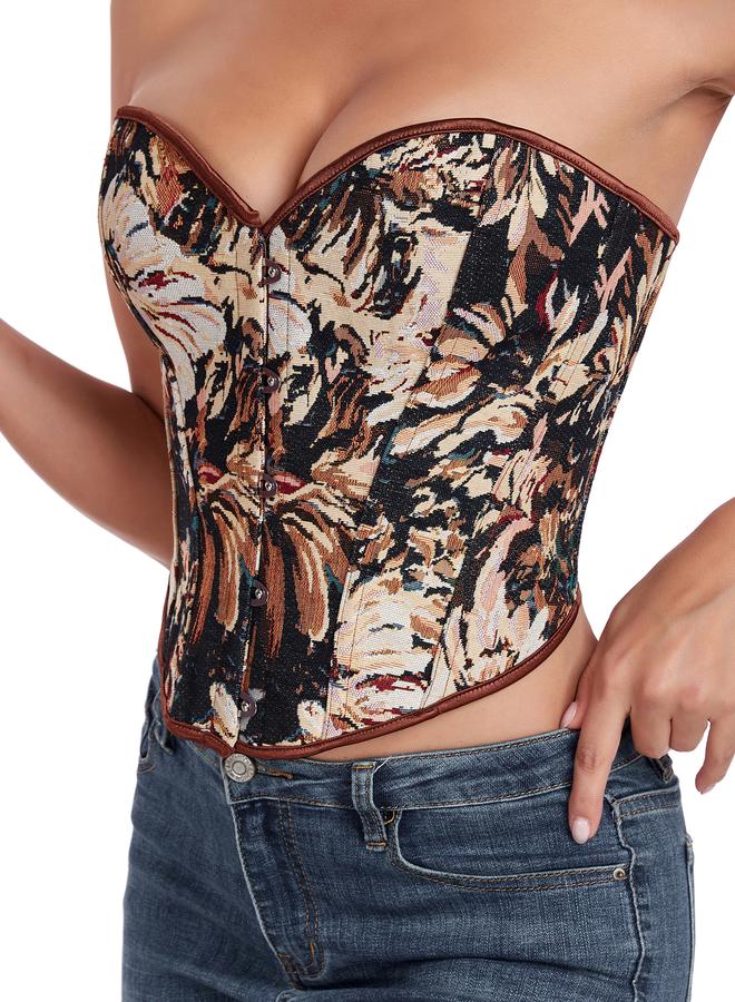 Take Two Jacquard Body Corset Shaping Top - Image 4