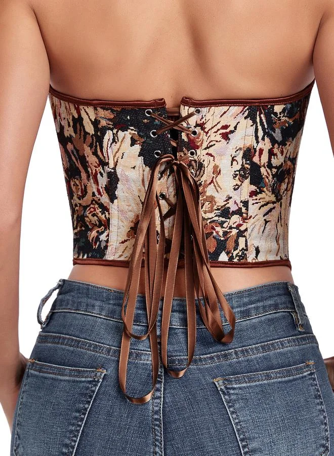 Take Two Jacquard Body Corset Shaping Top