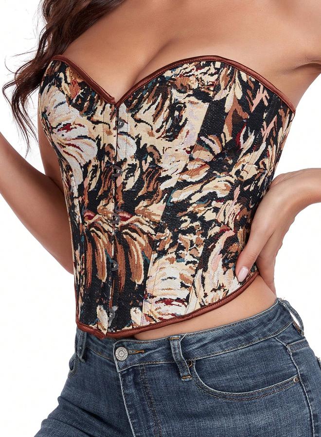 Take Two Jacquard Body Corset Shaping Top - Image 3