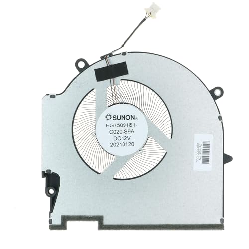 TRADOCK Replacement GPU Cooling Fan 12V for HP OMEN 17-CK 17-CK1020NR 17-CK0372NR 2021 EG75091S1-C020-S9A M78889-001 - Image 1