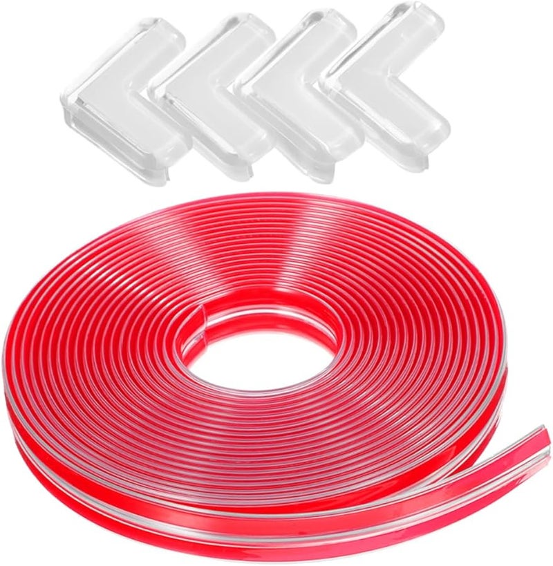 Transparent Corner Guards Protectors Flexible Furniture Safety Covers for Tables Desks - Image 1