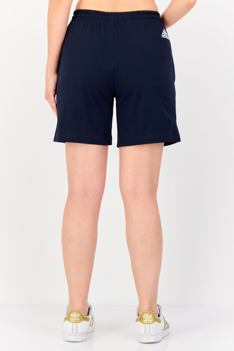 Adidas Women Sportswear Fit Outdoor Shorts, Navy  - Image 2