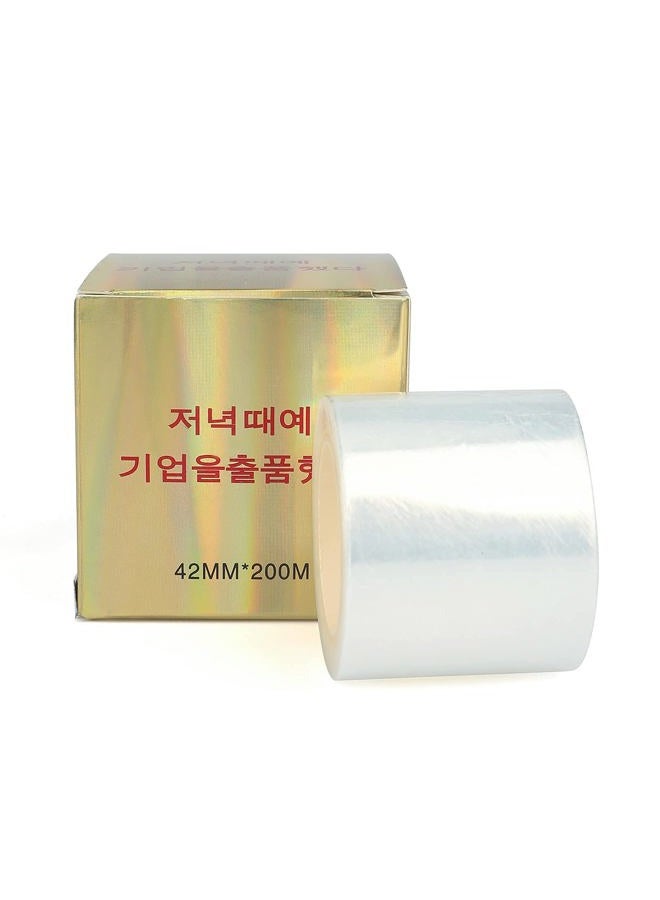 g2plus 3 Pack Disposable Eyebrow Plastic Wrap Preservative Film, Make Up Supplies Wrap Cover Tape Roll - 600 Meters - Image 5