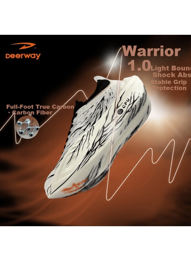 Deerway Mengjiang 1.0 Full Carbon Plate Men's Running Shoes Women's Durable Shock Absorption Breathable Racing Hiking Marathon Fitness Test - Image 1
