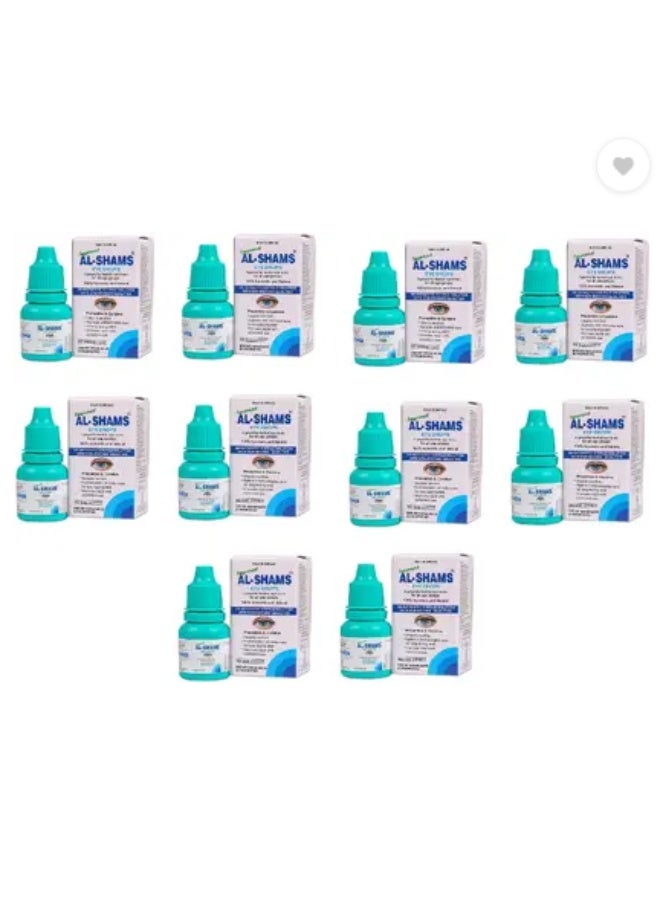 AL SHAMS Al-Shams Eye Drops Eye Drops (10 ml) 10PCS - Image 1