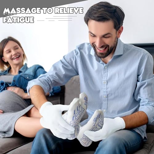 KANISYA Acupressure Socks and Gloves with Massage Stick Tool Set, Trigger Point Hand Spa Reflexology Tools and Foot Massager with Massage Rod for Women and Men Tired Relieve - Image 3