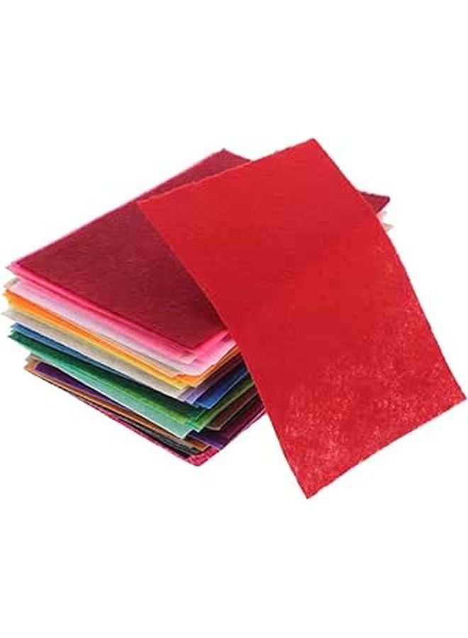 66 Pcs Polyester Felt Fabric Squares For Kids Crafts Sewing And Home Decoration - Image 1